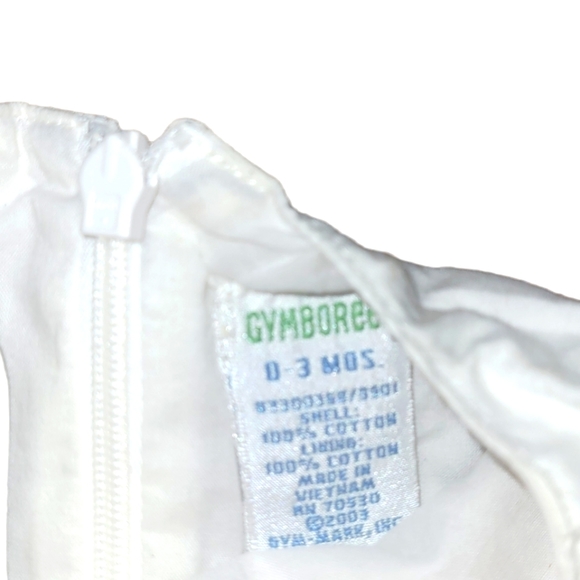 Gymboree 2003 White 100% Cotton Baby Girls Dress O-3 months - Picture 5 of 5
